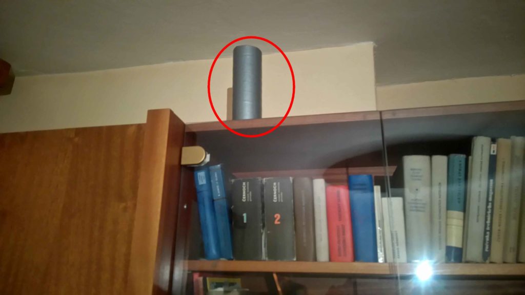 rušička geopatogénnych zón Emgeon Home -príklad umiestnenia Home