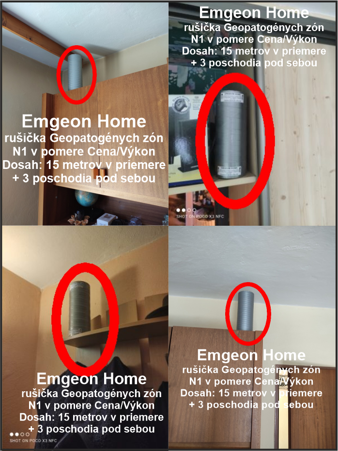 geopatogénne zóny rušička Emgeon Home