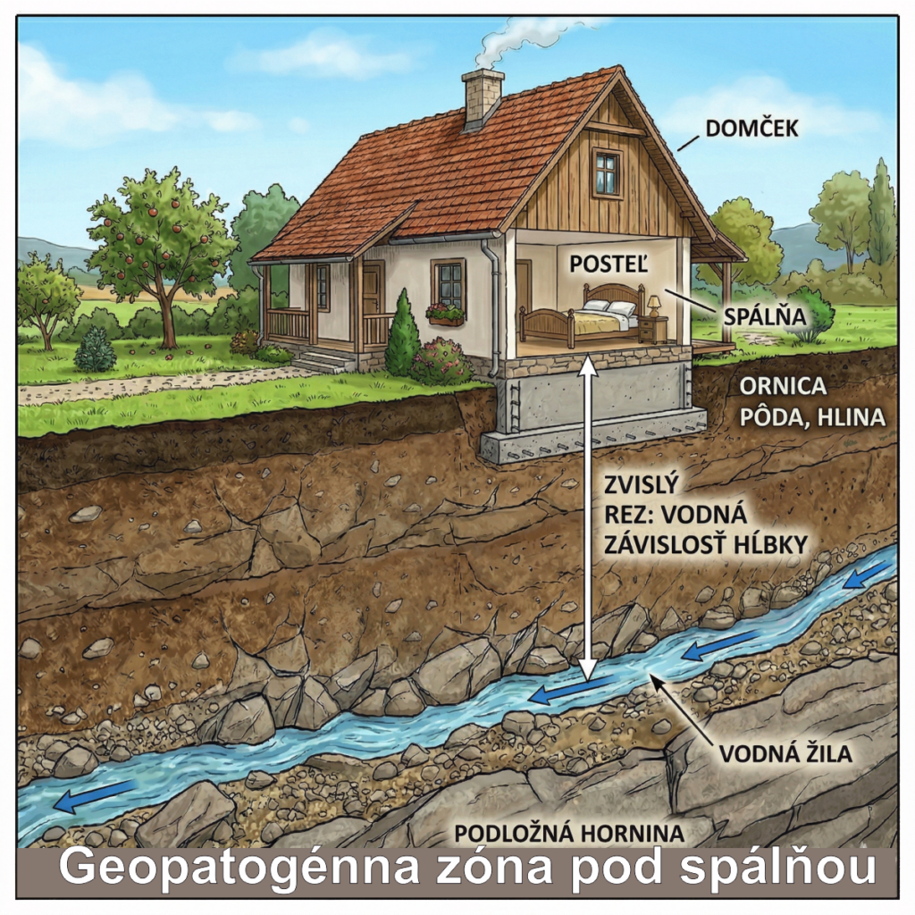 geopatogénna zóna - dračia žila pod domom